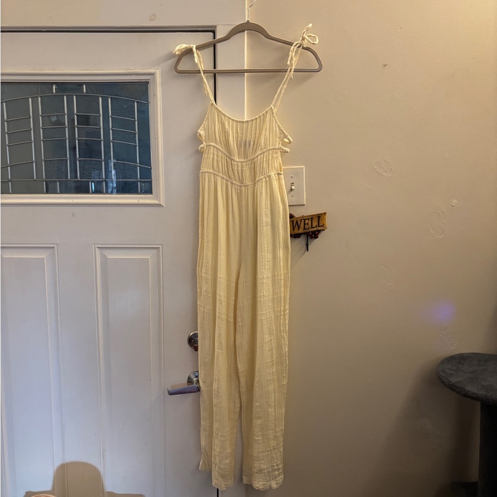 Urban Outfitters Courtney Tie-Shoulder Boho Jumpsuit PERFECT CONDITION